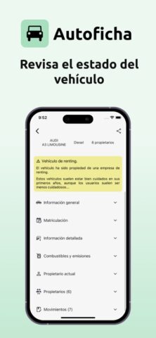 Autoficha — Informe DGT для iOS — скриншот 2
