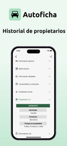 Autoficha — Informe DGT для iOS — скриншот 4