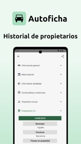 Autoficha — Informe DGT для Android — скриншот 4