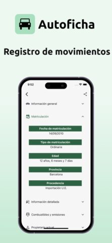 Autoficha — Informe DGT для iOS — скриншот 5