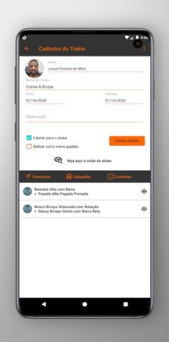 Avaliação Física PRO для Android — скриншот 4