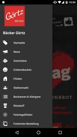 Bäcker Görtz для Android — скриншот 3
