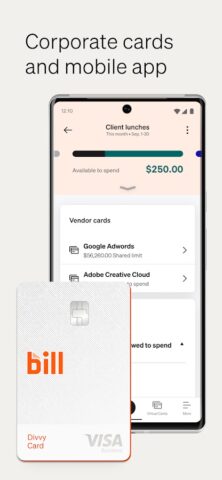 BILL Spend & Expense (Divvy) для Android — скриншот 2
