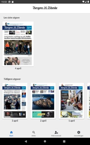 BT e-avis для Android — скриншот 3