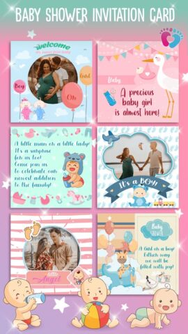 Приглашение На Бэби Шауэр для Android — скриншот 1