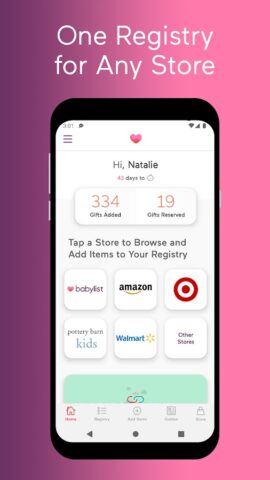 Babylist Baby Registry для Android — скриншот 1