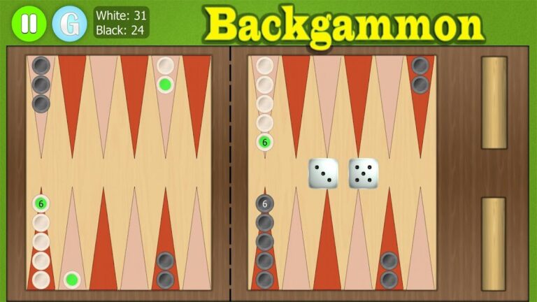 Backgammon для Android — скриншот 1