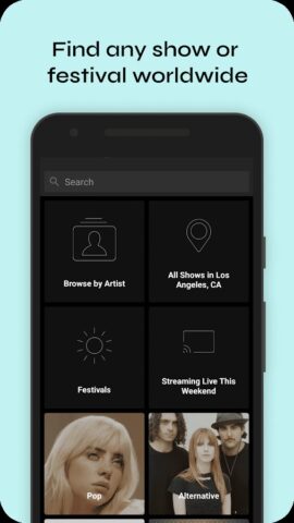 Bandsintown Concerts для Android — скриншот 4