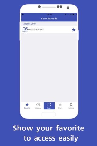 Сканер штрих-кода для Android — скриншот 1