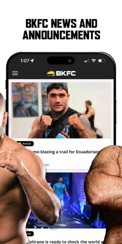 Bare Knuckle BKFC для Android — скриншот 3