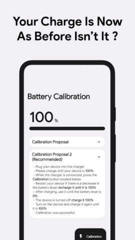 Battery Calibration Pro 2025 для Android — скриншот 4