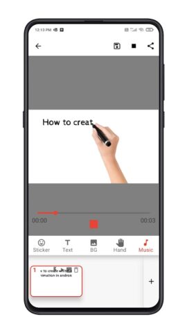 Benime-Whiteboard Video Maker для Android — скриншот 5