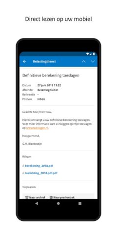 Berichtenbox для Android — скриншот 2