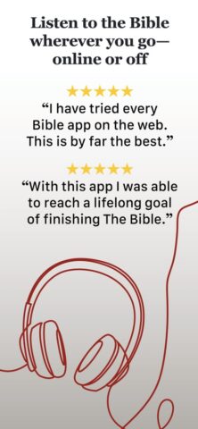 Bible Audio для iOS — скриншот 1