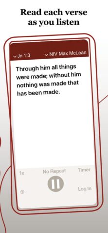 Bible Audio для iOS — скриншот 3