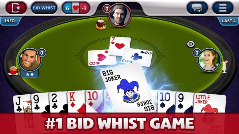 Bid Whist Plus для Android — скриншот 1