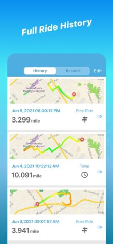 Велотрекер. GPS Велокомпьютер для iOS — скриншот 5