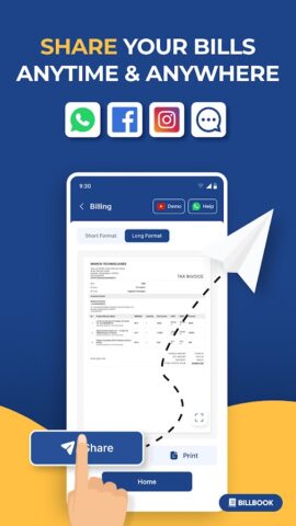 BillBook: Simple Billing App для Android — скриншот 2