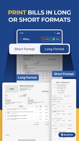 BillBook: Simple Billing App для Android — скриншот 5