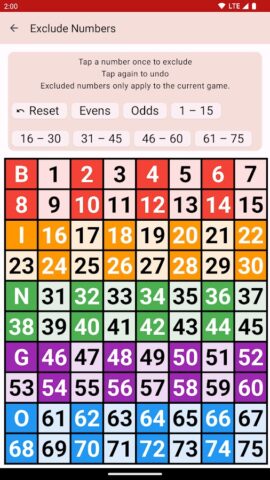 Bingo Caller для Android — скриншот 4