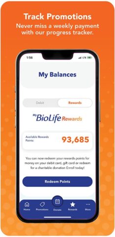 BioLife Plasma Services для Android — скриншот 2