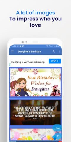 Birthday Cards Images Wishes для Android — скриншот 3
