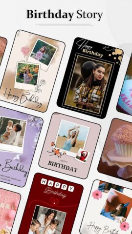 Birthday Collage Maker & Edit для Android — скриншот 1