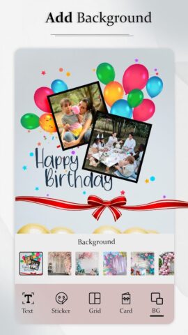 Birthday Collage Maker & Edit для Android — скриншот 2