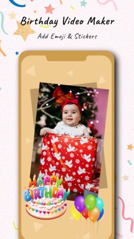 Birthday Video Maker для Android — скриншот 3