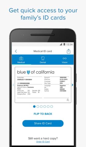 Blue Shield of California для Android — скриншот 2