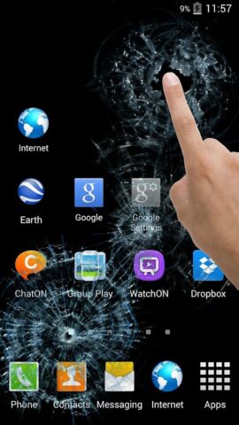 Broken Glass live wallpaper & для Android — скриншот 4