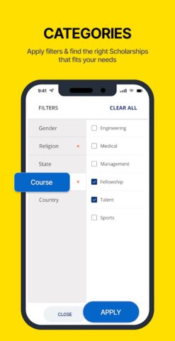 Buddy4Study — Scholarship App для Android — скриншот 3