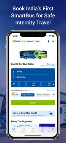 Bus Booking- IntrCity SmartBus для iOS — скриншот 1
