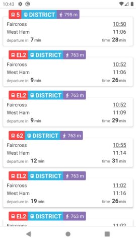 mobileMPK: rozkład jazdy для Android — скриншот 3