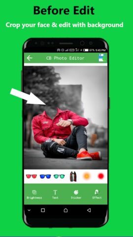 CB Background Photo Editor для Android — скриншот 2