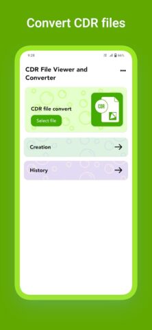 CDR File Viewer and Converter для Android — скриншот 2