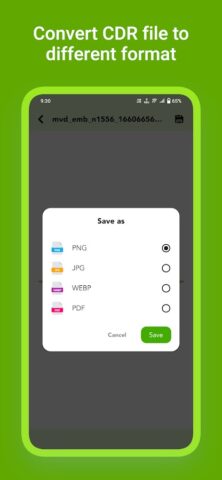 CDR File Viewer and Converter для Android — скриншот 5
