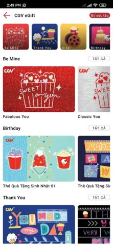 CGV Cinemas Vietnam для Android — скриншот 5