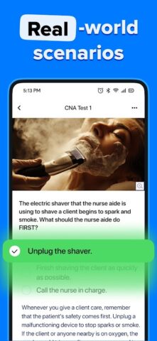CNA Practice Test Genie & Prep для Android — скриншот 2