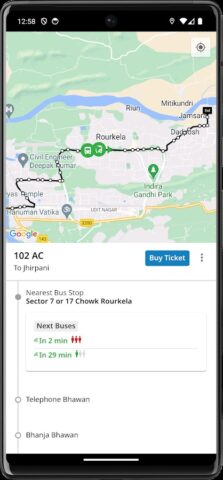 CRUT AMA BUS для Android — скриншот 2