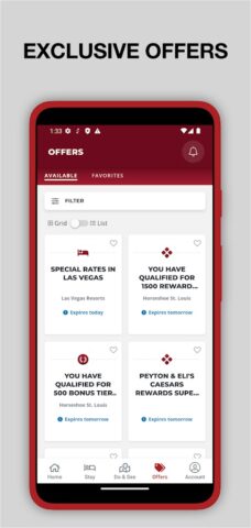Caesars Rewards Resort Offers для Android — скриншот 2