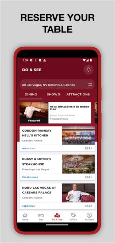 Caesars Rewards Resort Offers для Android — скриншот 4