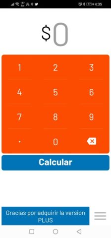 Calculadora Clip для Android — скриншот 1