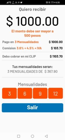 Calculadora Clip для Android — скриншот 4