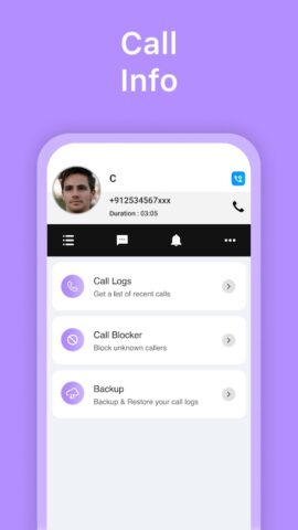 Call Log Delete-Backup Restore для Android — скриншот 4