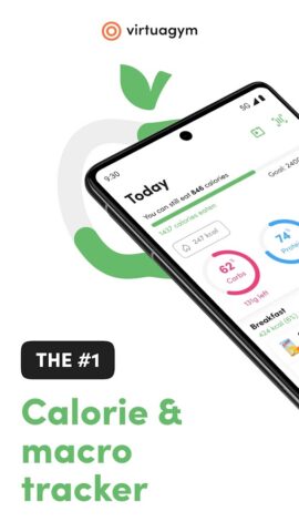 Счетчик кал./углеводов/жиров для Android — скриншот 1