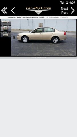 Car-Part.com Used Auto Parts для Android — скриншот 3