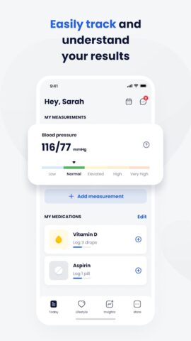Cardi Health: Heart Monitoring для Android — скриншот 3