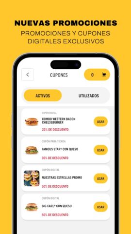 Carl’s Jr. México для Android — скриншот 4