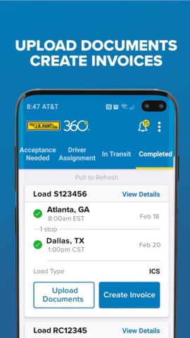 Carrier 360 by J.B. Hunt для Android — скриншот 5